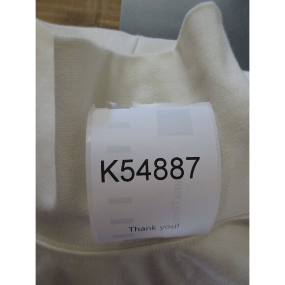 VINTAGE LL Bean Top XL Tall Cream Turtleneck Shirt T Tee 90s USA - Picture 10 of 10